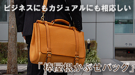 3wayにもなる棒屋根かぶせバッグ